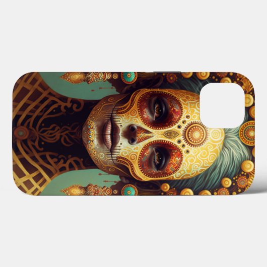 死んだ砂糖のスカル Case-Mate iPhoneケース (裏面 (横))