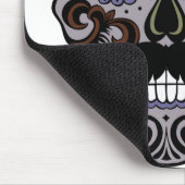 死んだ砂糖のスカルw/Mustacheの日 マウスパッド (コーナー)