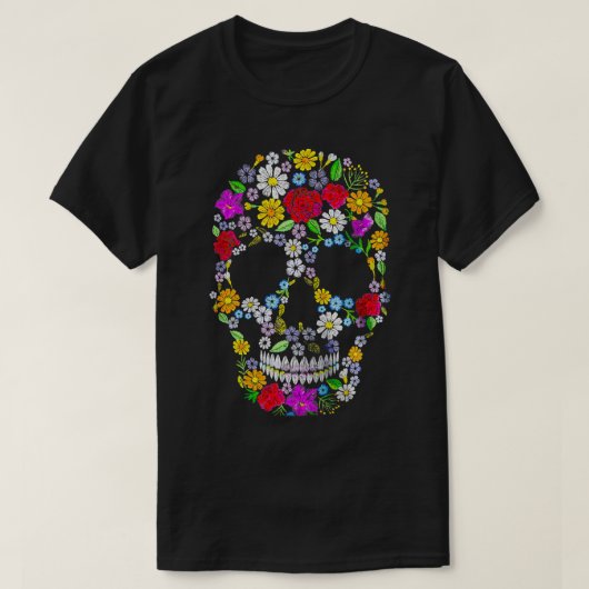 死んだ砂糖の日スカルおもしろいCinco de Mayo Men Tシャツ (デザイン正面)