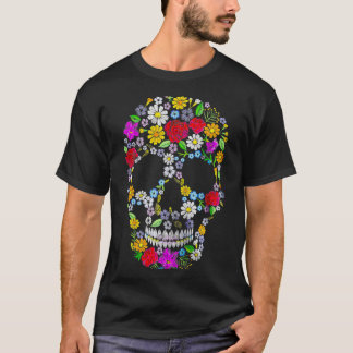 死んだ砂糖の日スカルおもしろいCinco de Mayo Men Tシャツ