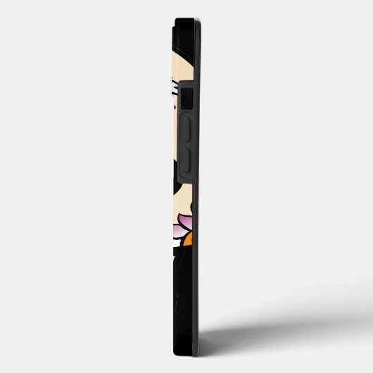 死んだ砂糖の日スカルとバラ Case-Mate iPhoneケース (裏面 / 左)