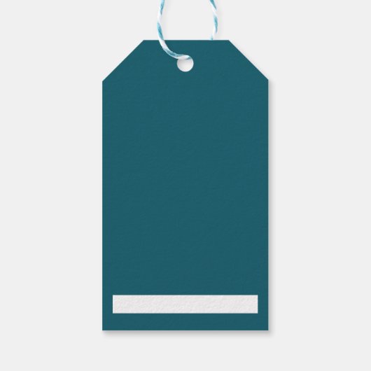 死んだ砂糖の日スカルゴシック結婚ズ ギフトタグ (裏面)