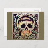 死んだ砂糖の日スカル3 シーズンポストカード (正面/裏面)