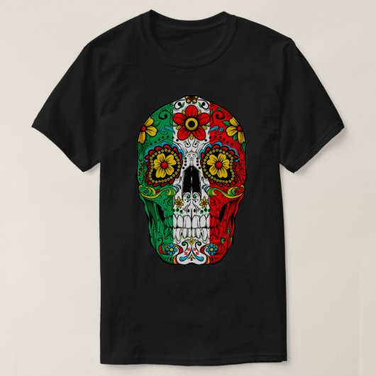 死んだ砂糖の日スカルCinco de Mayo Women Me Tシャツ (デザイン正面)