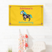 『死んだ砂糖の日』一角獣スカル 横断幕 (インサイチュ)