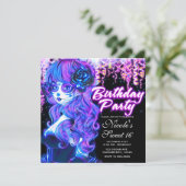 死んだ砂糖スカルグローバースデーパーティーの日 招待状 (スタンド正面)