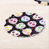 死んだ砂糖スカル ペーパーコースター (アングル)