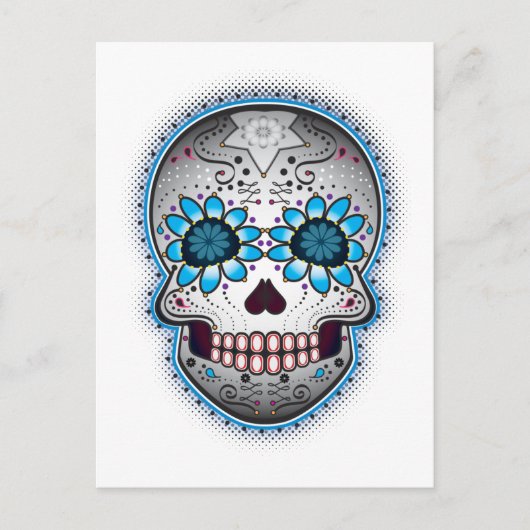 死んだ砂糖スカル ポストカード (正面)