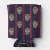 死んだ砂糖スカル（モッシーの木）缶の日クール 缶クーラー (裏面)