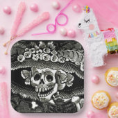 死んだ紙の日 – ホセ・グアダルーペポサダ ペーパープレート (パーティー)