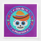 死んだ紫の青と帽子の日 – 家族の子供 (正面)