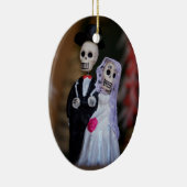 死んだ結婚式のカップルの日 セラミックオーナメント (右)