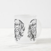 死んだ美しいの日 フロストグラスマグカップ (正面右)