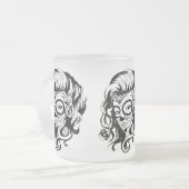 死んだ美しいの日 フロストグラスマグカップ (正面左)