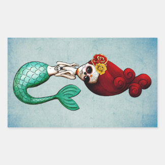 死んだ美しい人魚の日 長方形シール