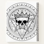 死んだ者の王：ダーク王室の・ヴァンパイア・シギル・ホワイト ノートブック (裏面)