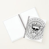 死んだ者の王：ダーク王室の・ヴァンパイア・シギル・ホワイト ノートブック (内部)