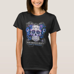 死んだ膵臓会糖スカル糖尿病アワレ Tシャツ