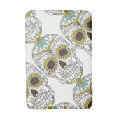 死んだ花のスカルの日 バスマット (正面縦)