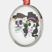 死んだ芸術のお祝い日 メタルオーナメント (左)