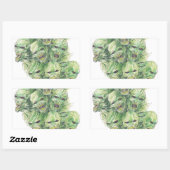 死んだ芸術の魂 長方形シール (シート)