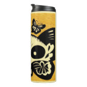 死んだ蝶の日ウッドカット1 タンブラー (回転右)