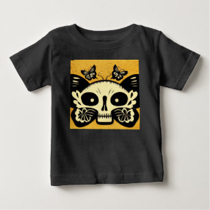 死んだ蝶の日ウッドカット1 ベビーTシャツ