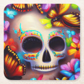 死んだ蝶の日1 スクエアペーパーコースター (正面)