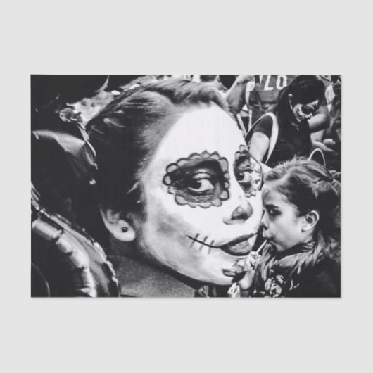 死んだ衣装の日の女性ティッシュペーパー 薄葉紙 (正面)