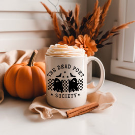 死んだ詩人の社会かわいい幽霊ハロウィーン コーヒーマグカップ