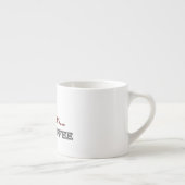 死んだ豆の白いハロウィーンを見る エスプレッソカップ (右)