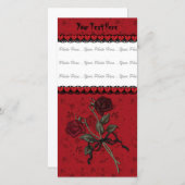 死んだ赤いバラ (正面/裏面)