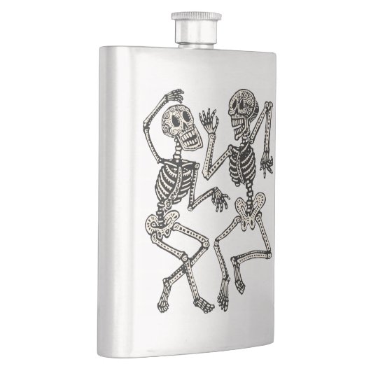 死んだ踊りの骨組フラスコの日 フラスク (右)
