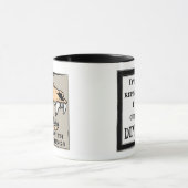 「死んだ遊もの」古生物学の化石マグカップ マグカップ (中央)