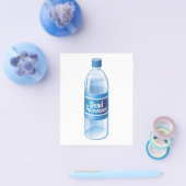 死んだ雪だるまの溶けたボトルウォーター チラシ (シングル)