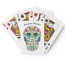 死んだ霊獣の砂糖スカルカードの日