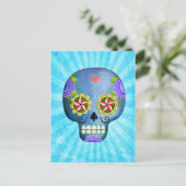 死んだ青い砂糖のスカル ポストカード (スタンド正面)