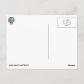 死んだ青い砂糖のスカル ポストカード (裏面)