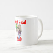 "死んだ頭部パパ"のマグ!! コーヒーマグカップ (正面右)
