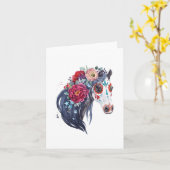 死んだ馬の日 カード (黄色い花)