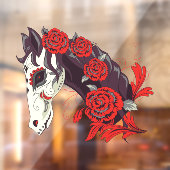 死んだ馬の骸骨とバラ ウィンドウサイン (シート2)