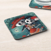 死んだ骨組恋人の日 コースター (左側)