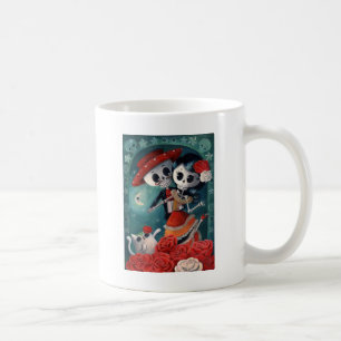 死んだ骨組恋人の日 コーヒーマグカップ