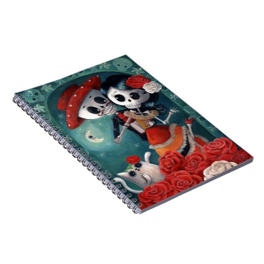 死んだ骨組恋人の日 ノートブック (右側)