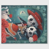 死んだ骨組恋人の日 ラッピングペーパー (フラット)