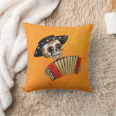 死んだ骨組Elマリアッチの日 クッション (ブランケット)