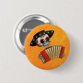 死んだ骨組Elマリアッチの日 缶バッジ (正面&裏面)