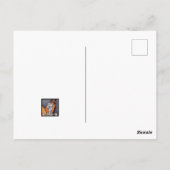 死んだ骸骨のハロウィーンの日 ポストカード (裏面)