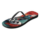 死んだ骸骨の恋人たちの日 ビーチサンダル (アングル)