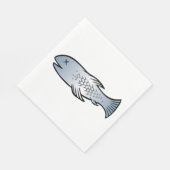 死んだ魚 スタンダードランチョンナプキン (角)